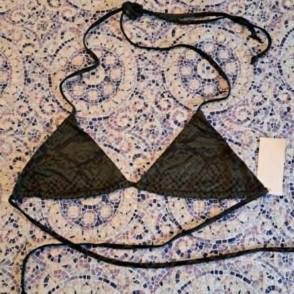 Londre Bodywear Snake-Print Bikini Top - Picture 1 of 2